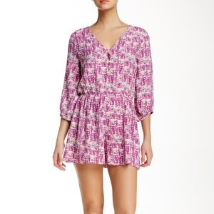 Wild Pear Long Sleeve Romper
